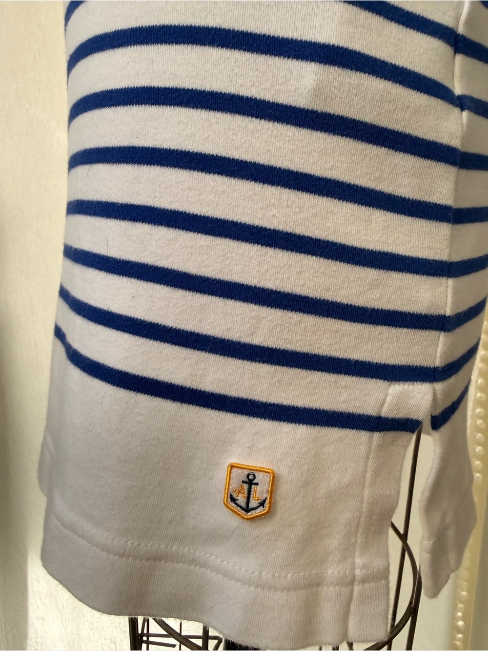 Armor Lux, Tudy Cotton Knit Breton Stripe Dress sz 0 - Picture 8 of 10